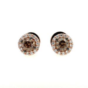 LeVian Chocolate & Vanilla Diamond Earrings