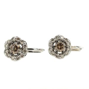 LeVian Chocolate & Vanilla Diamond Earrings