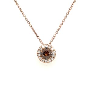LeVian Chocolate & Vanilla Diamond Necklace