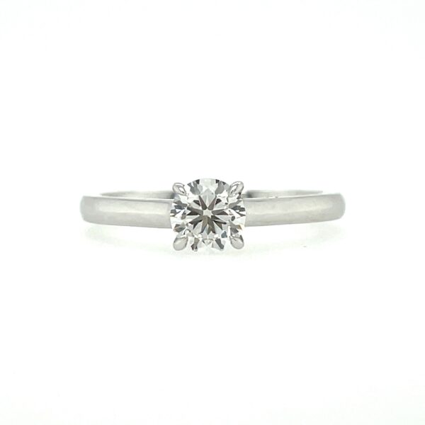 Round Lab Grown Diamond Solitaire Engagement Ring (.50ct)