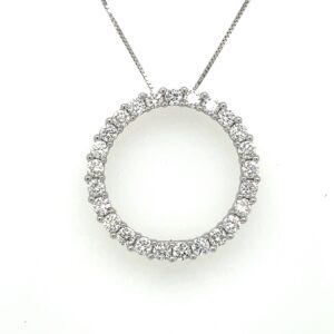 Lab Grown Diamond Circle Necklace