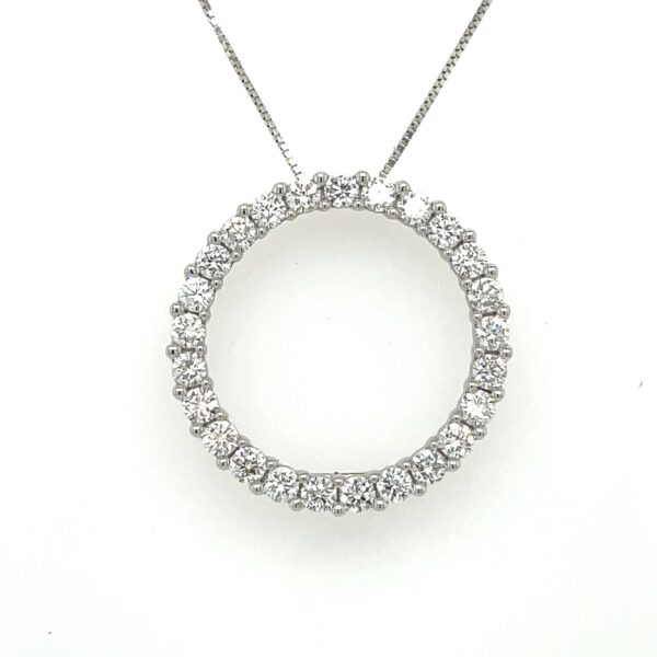 Lab Grown Diamond Circle Necklace