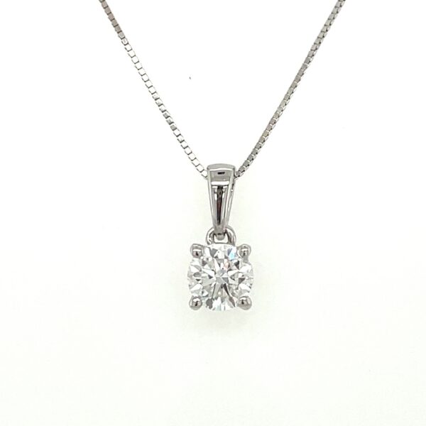 Lab Grown Diamond Solitaire Necklace