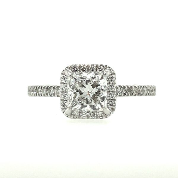 Princess Cut Lab Grown Diamond Engagement Ring