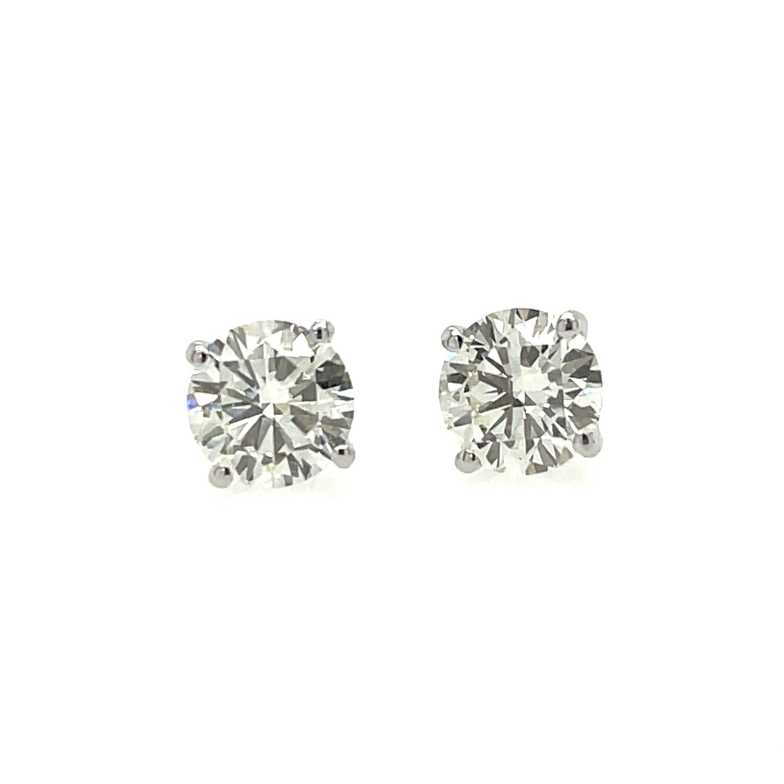 Natural Diamond Studs One Carat Ed & Ethel's Fine Jewelry