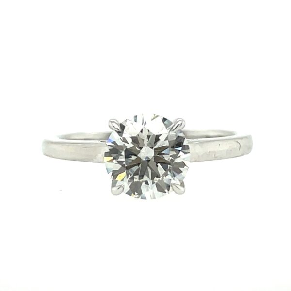 Round Lab Grown Diamond Solitaire Engagement Ring (1.5ct)