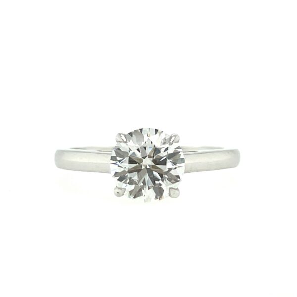 Round Lab Grown Diamond Solitaire Engagement Ring (1.25ct)
