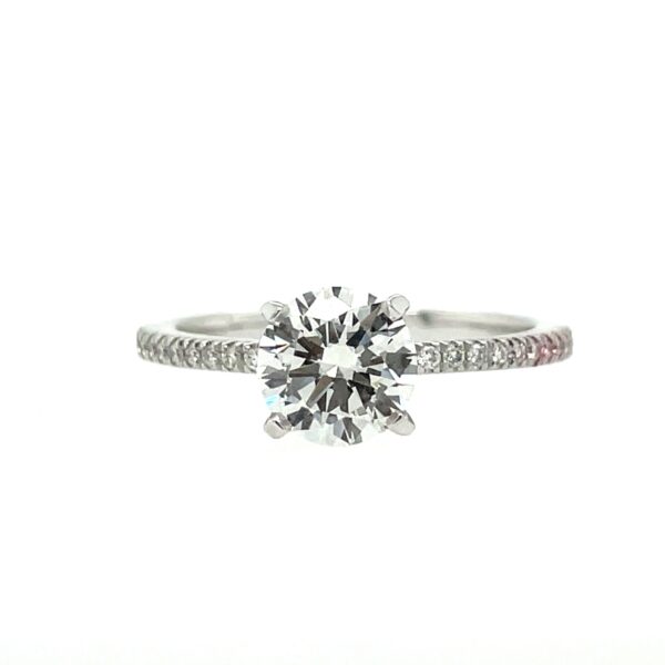 Round Lab Grown Diamond Engagement Ring (1.25cttw)