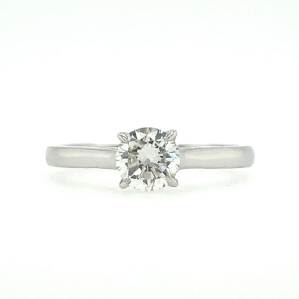 Round Lab Grown Diamond Solitaire Engagement Ring (.75ct)
