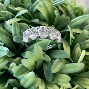 Oval Lab Grown Diamond Band