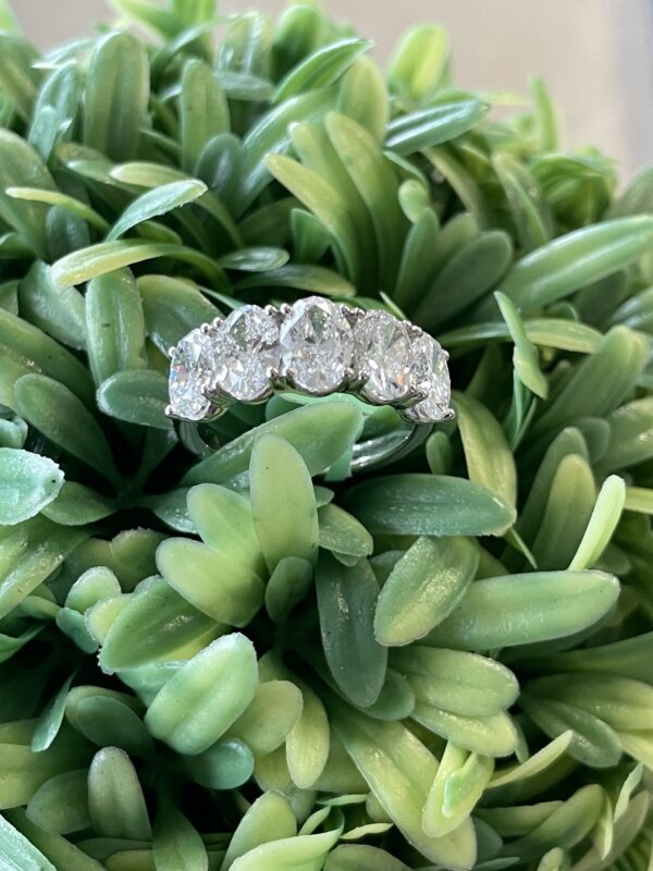 Oval Lab Grown Diamond Band