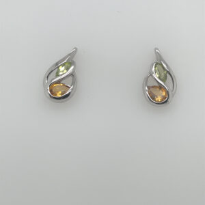 Peridot & Citrine Earrings