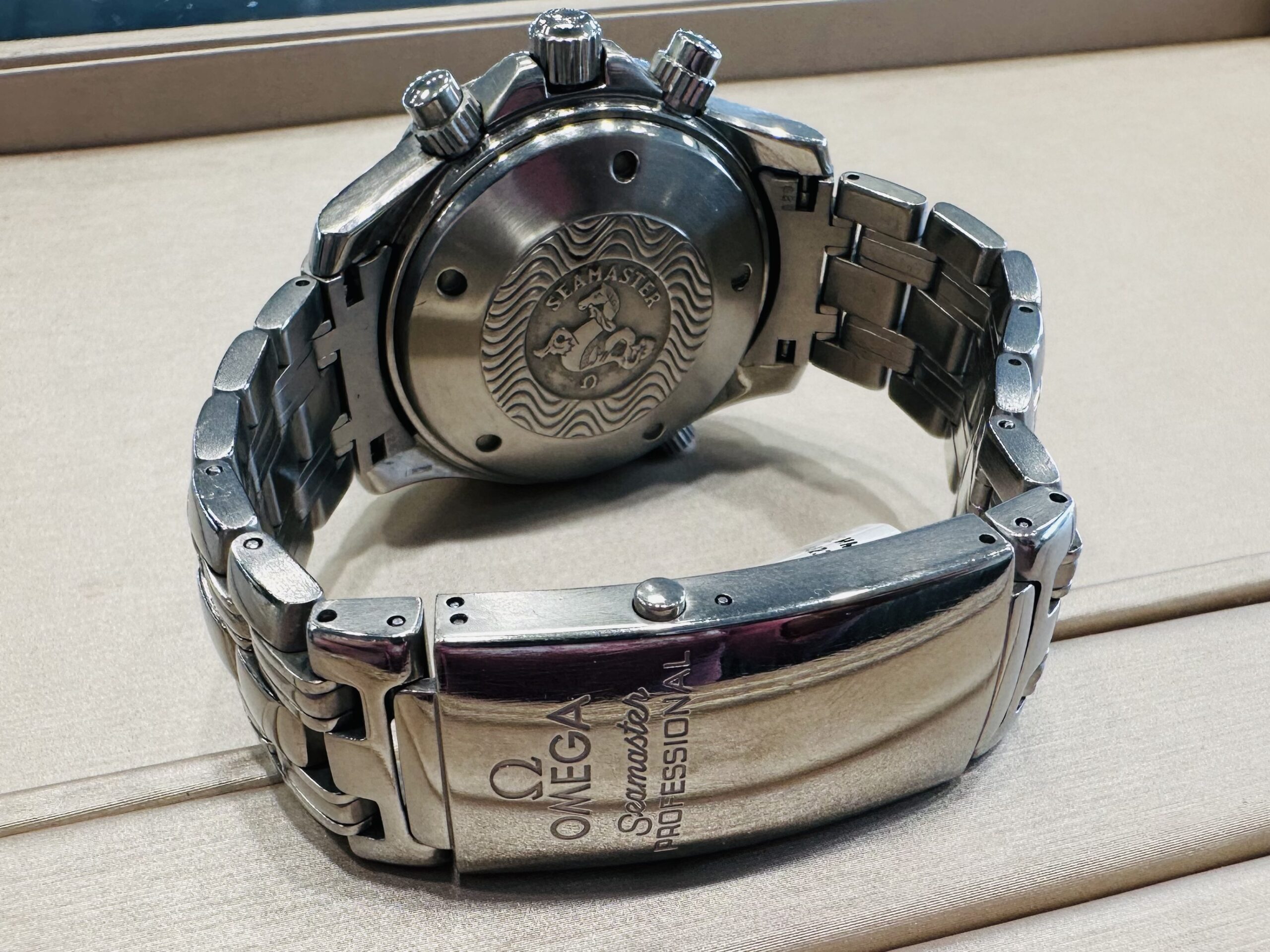 Watch being assessed by our watch buyers